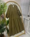 Feyza Elbise olive yeşil
