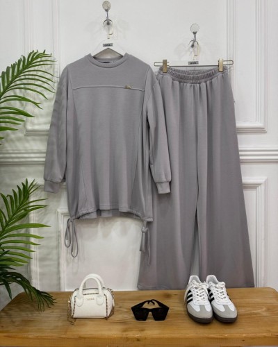 Smile  oyşo ikili Takım gri