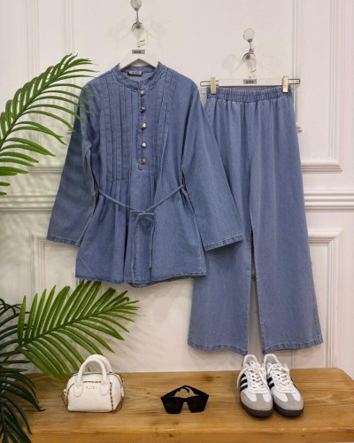 Arya  ikili Takım açık mavi 