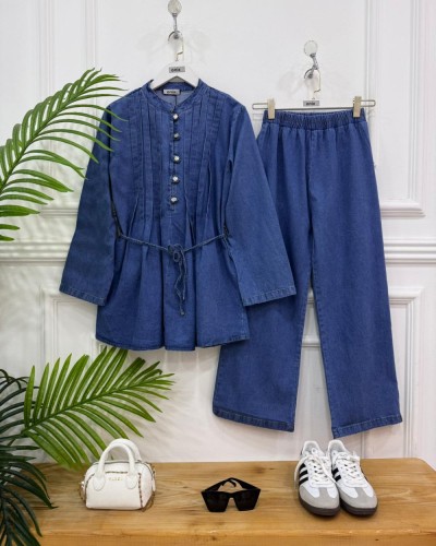 Arya  ikili Takım koyu mavi 