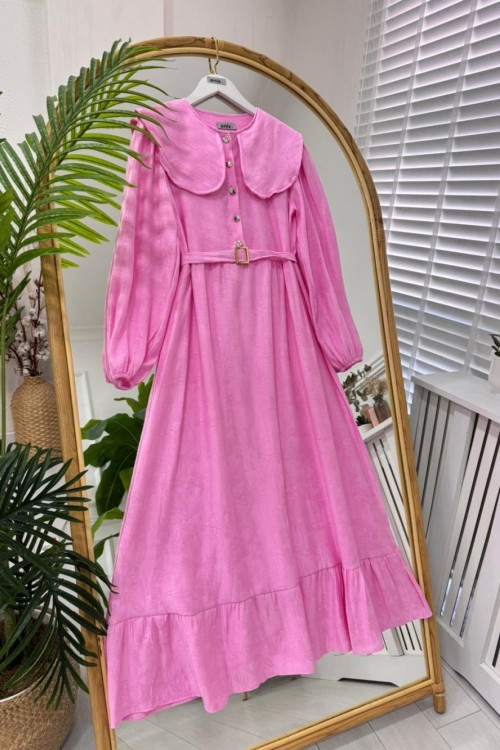 Luna Elbise pembe