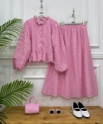 Rosalie İkili Takım pembe