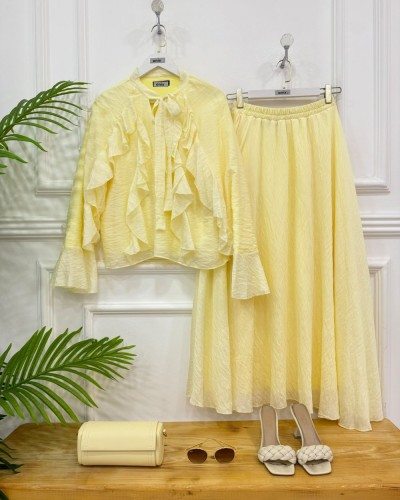 Luxe ikili Takım sarı