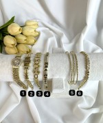 kod 2198  14 k gold kaplama Vip bileklik 
