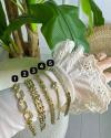 14 k gold kaplama Vip bileklik 