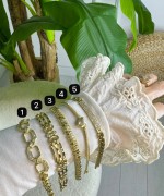 14 k gold kaplama Vip bileklik 