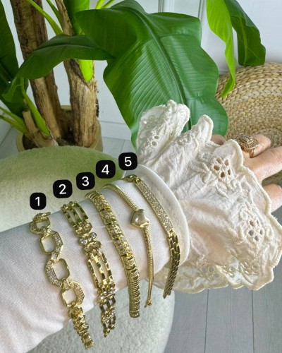 14 k gold kaplama Vip bileklik