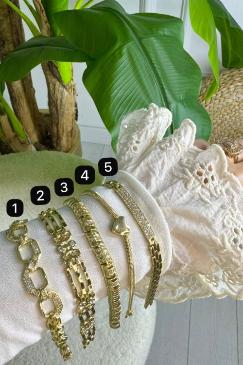 14 k gold kaplama Vip bileklik 