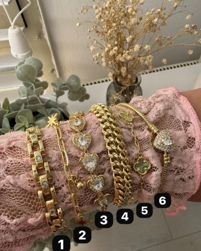 kod 2203 14 k gold kaplama Vip bileklik