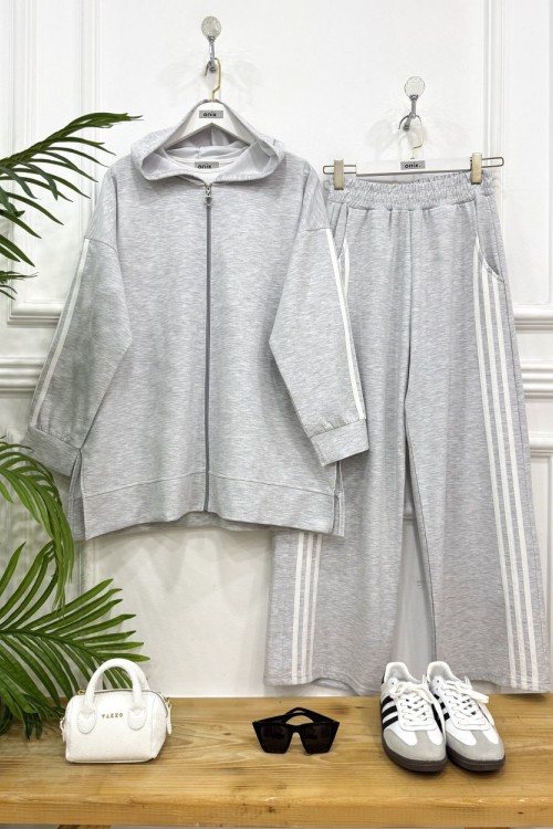 Midas Oyşo İkili Takım gri melanj